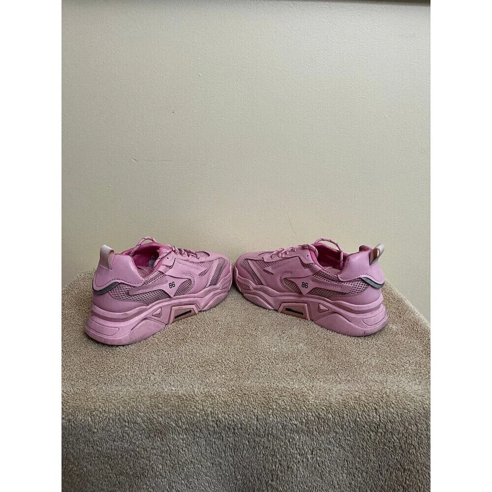 Digital Detail Women's Lace-up Shoes White/Pink Chunky Size 8.5 - Picture 3 of 5
